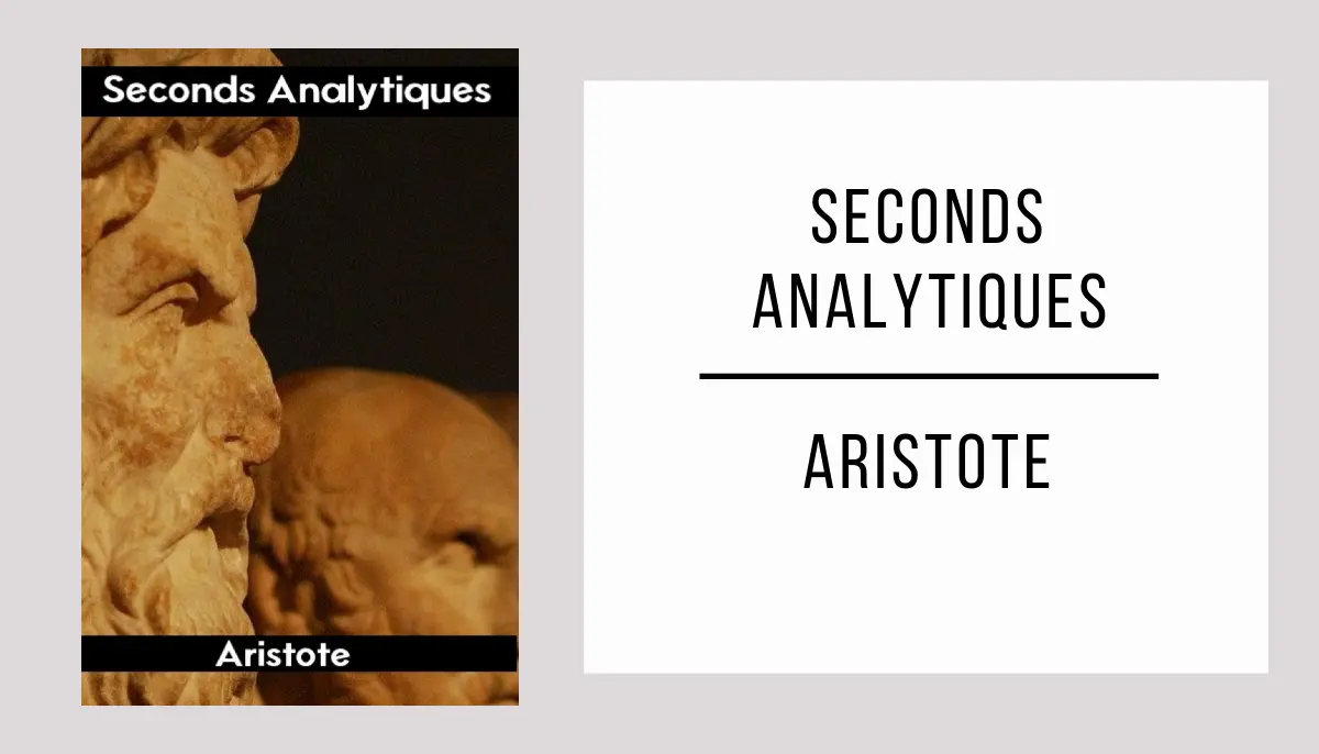 Seconds Analytiques autor Aristote